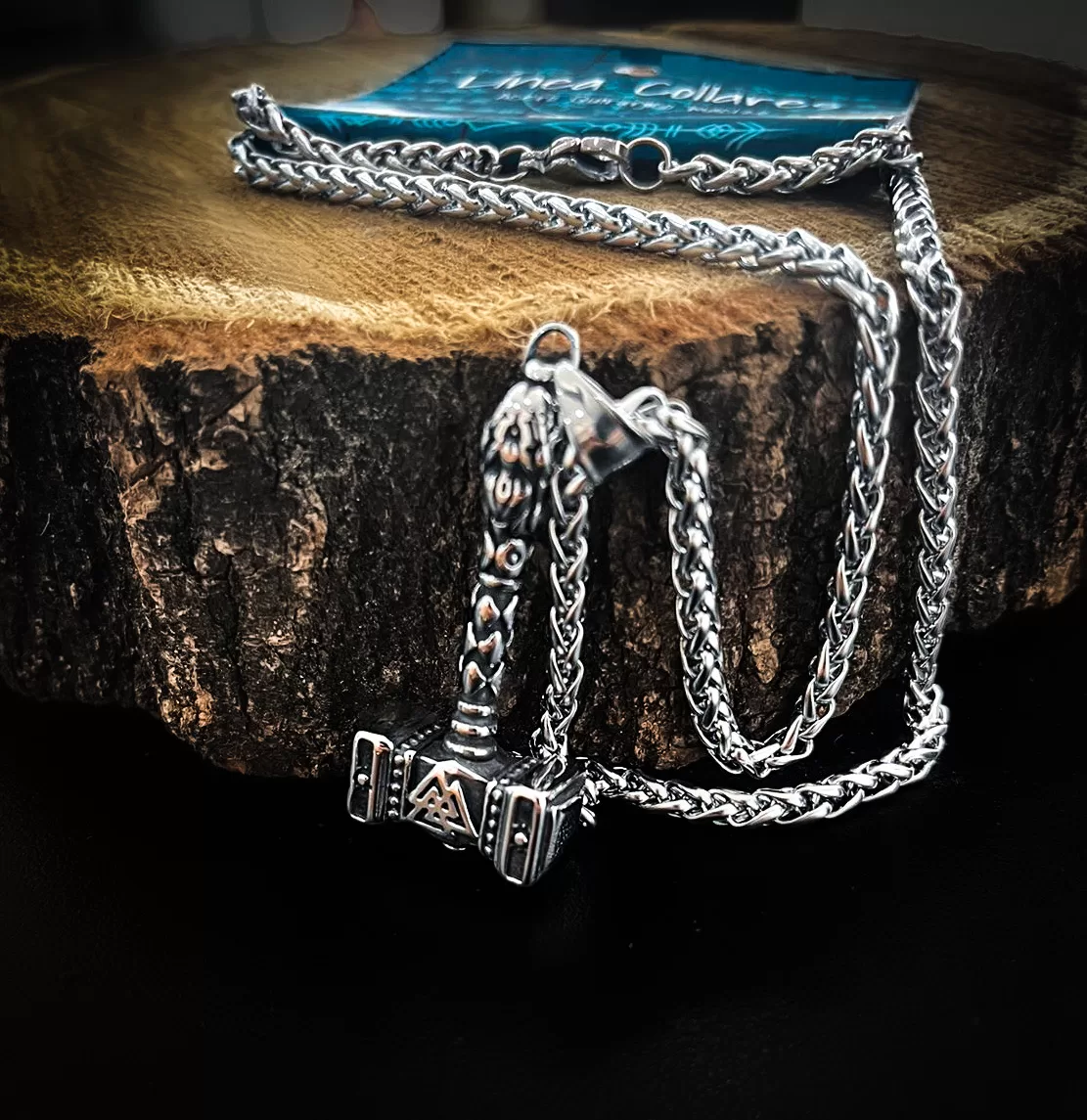 Collar Vikingo Mjolnir Martillo De Thor Para Hombre Lobostore