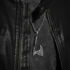 Collar hombre hacha vikinga tallados runicos